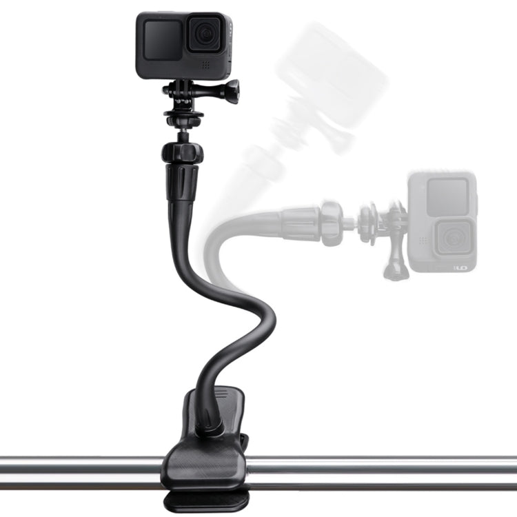 Soporte flexible para teléfono con cámara de acción con varilla de escritorio y brazo flexible
