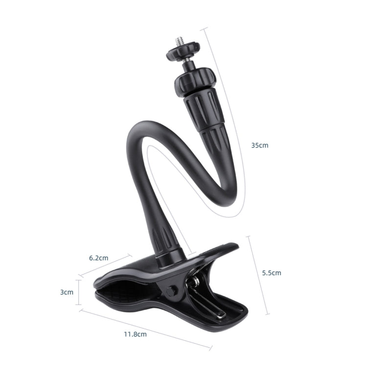 Soporte flexible para teléfono con cámara de acción con varilla de escritorio y brazo flexible