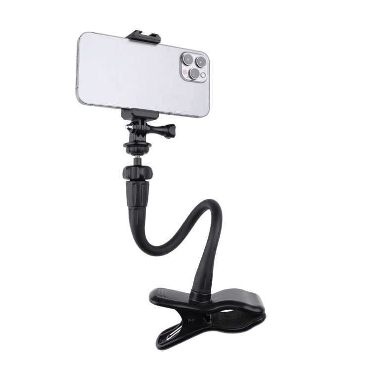 Soporte flexible para teléfono con cámara de acción con varilla de escritorio y brazo flexible