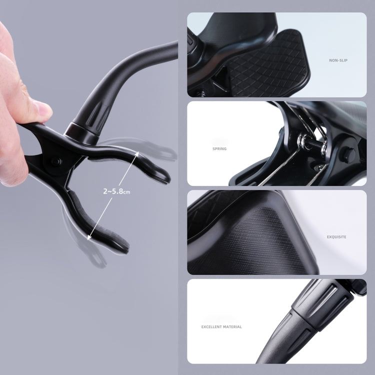 Soporte flexible para teléfono con cámara de acción con varilla de escritorio y brazo flexible
