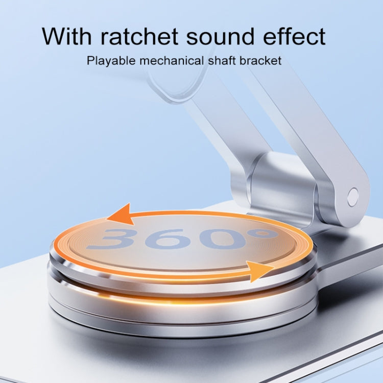 R-JUST HZ26 Soporte para teléfono plegable de aleación de aluminio giratorio de 360 grados, HZ26 Phone Holder