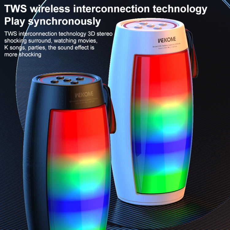 WEKOME D40 5W Sound Pulse Altavoz Bluetooth colorido, D40 (Black), D40 (White)