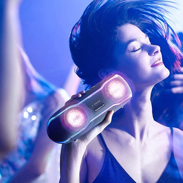 XDOBO BMTL BOSS IPX7 Altavoz Bluetooth inalámbrico portátil a prueba de agua con luz de colores RGB y TWS, BMTL BOSS