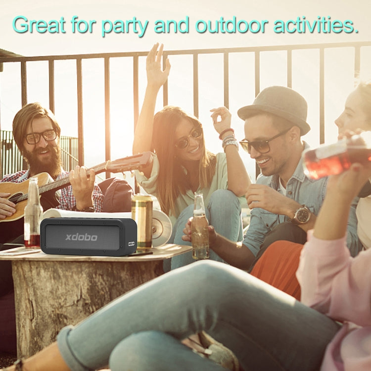 XDOBO Wake 1983 IPX7 Altavoz Bluetooth inalámbrico portátil impermeable para exteriores