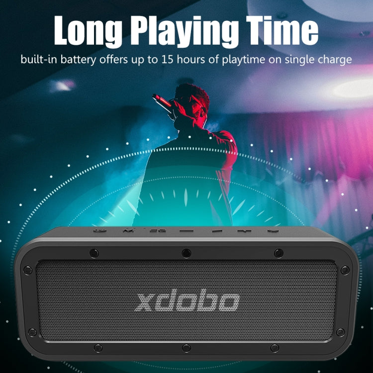 XDOBO Wake 1983 IPX7 Altavoz Bluetooth inalámbrico portátil impermeable para exteriores