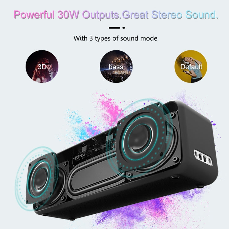 XDOBO X5 IPX6 Altavoz Bluetooth inalámbrico portátil a prueba de agua Subwoofer para exteriores, X5