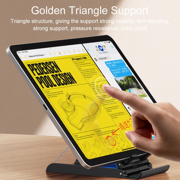 USAMS US-ZJ073 Soporte plegable retráctil para teléfono y tableta de escritorio, US-ZJ073