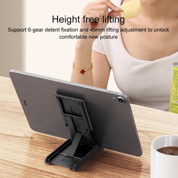 USAMS US-ZJ073 Soporte plegable retráctil para teléfono y tableta de escritorio, US-ZJ073