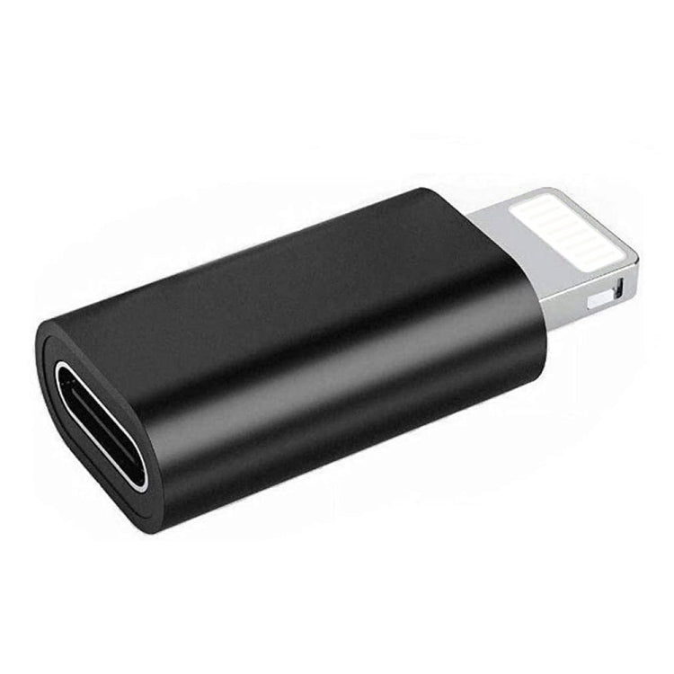ENKAY Hat-Prince HC-6 Mini ABS USB-C / Type-C Adaptador de conector de puerto de 3.1 a 8 pines (blanco), Black, Type-C to 8 Pin