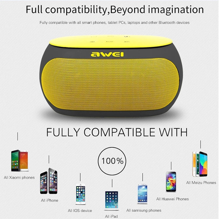Altavoz Bluetooth inalámbrico Wei Y200 con botones táctiles, compatible con línea auxiliar y tarjeta TF, Y200