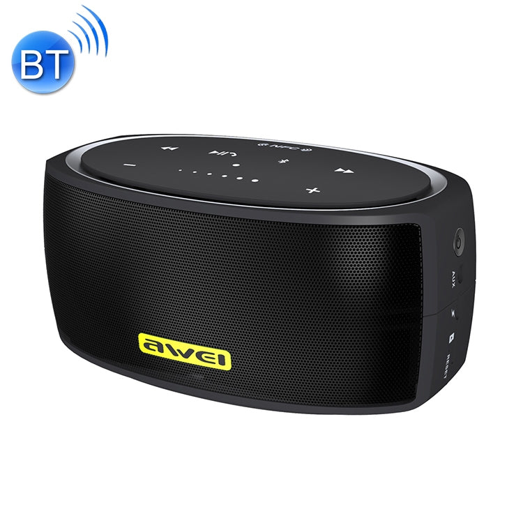 Wei Y210 Altavoz Bluetooth inalámbrico portátil V4.2 con graves mejorados, compatible con tarjeta NFC/TF/AUX, Y210
