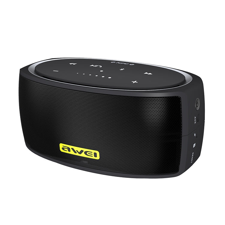 Wei Y210 Altavoz Bluetooth inalámbrico portátil V4.2 con graves mejorados, compatible con tarjeta NFC/TF/AUX, Y210