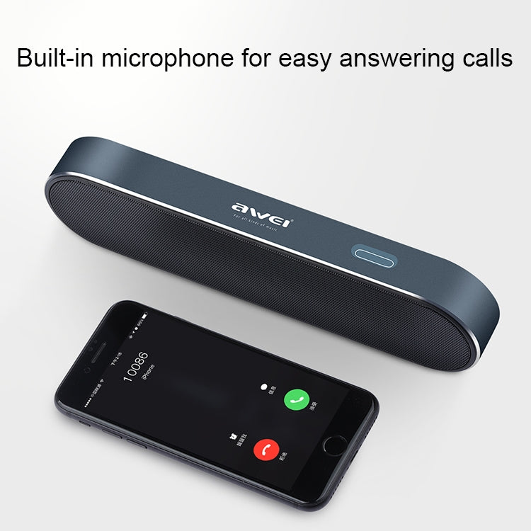 Wei Y220 Altavoz Bluetooth inalámbrico portátil V4.2 con sonido estéreo 3D claro HD y cancelación de ruido, compatible con tarjeta TF/AUX, Y220