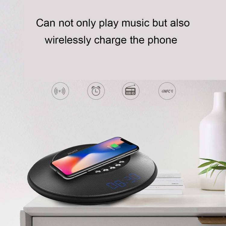 awei Y290 Cargador inalámbrico rápido de 5 W con altavoz Bluetooth, Y290