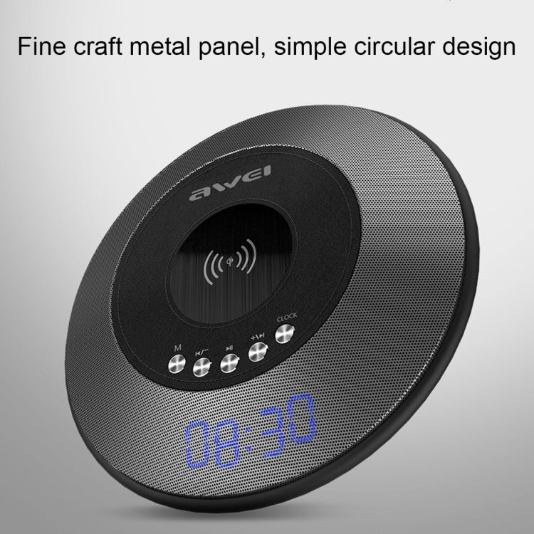 awei Y290 Cargador inalámbrico rápido de 5 W con altavoz Bluetooth, Y290