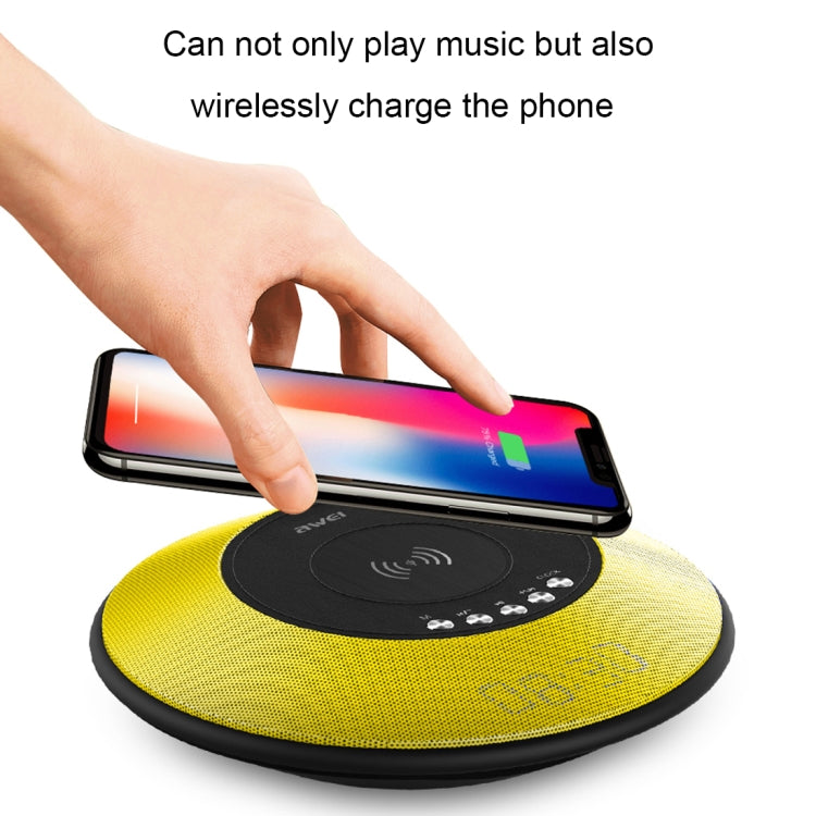 awei Y290 Cargador inalámbrico rápido de 5 W con altavoz Bluetooth, Y290
