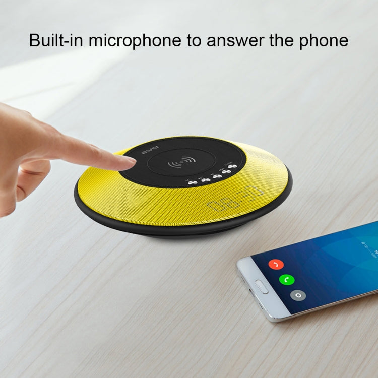 awei Y290 Cargador inalámbrico rápido de 5 W con altavoz Bluetooth, Y290