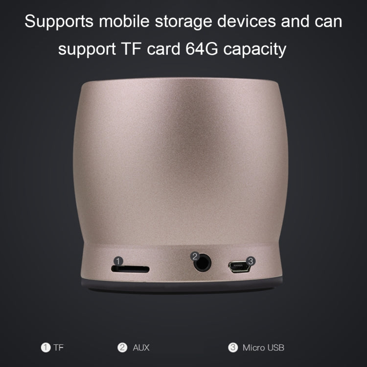 Wei Y500 Mini altavoz Bluetooth inalámbrico portátil con estéreo 3D, micrófono incorporado, compatible con tarjeta TF/AUX, Y500