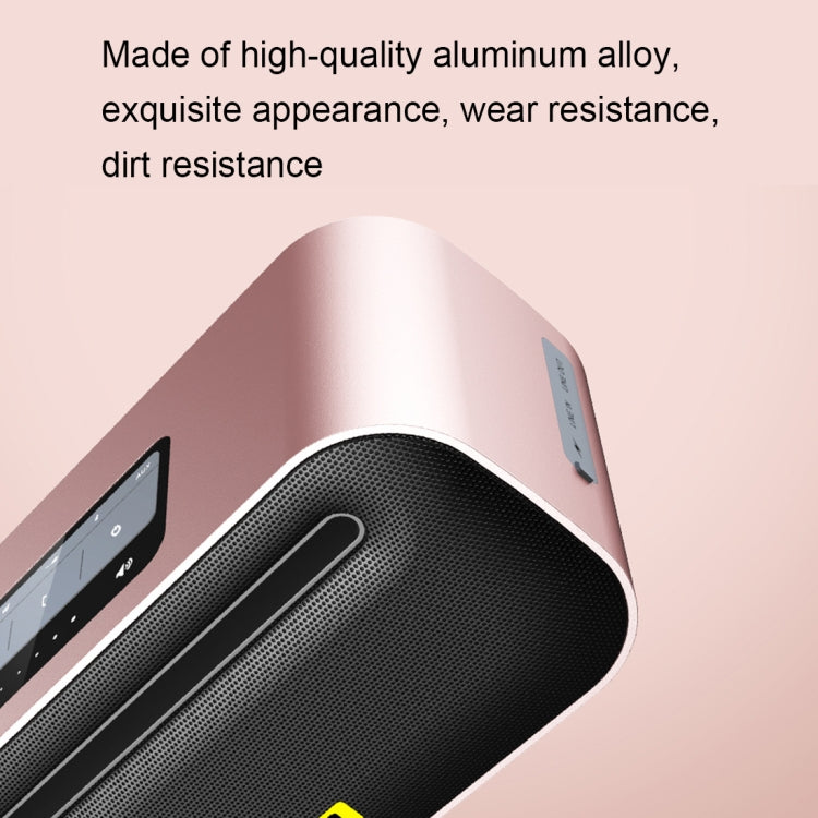 Altavoz Bluetooth inalámbrico Wei Y600 con estéreo 3D, micrófono incorporado, compatible con tarjeta TF/AUX/NFC, Y600