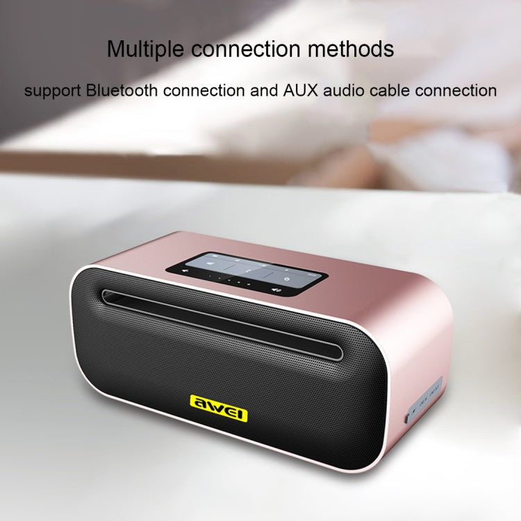 Altavoz Bluetooth inalámbrico Wei Y600 con estéreo 3D, micrófono incorporado, compatible con tarjeta TF/AUX/NFC, Y600