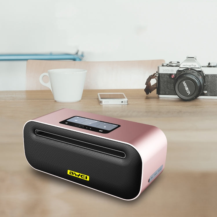 Altavoz Bluetooth inalámbrico Wei Y600 con estéreo 3D, micrófono incorporado, compatible con tarjeta TF/AUX/NFC, Y600