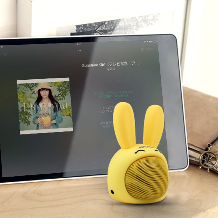 Awei Y700 Mini Altavoz Bluetooth Inalámbrico Conejo Portátil, Micrófono Incorporado, Soporte AUX/Llamada Manos Libres, Y700