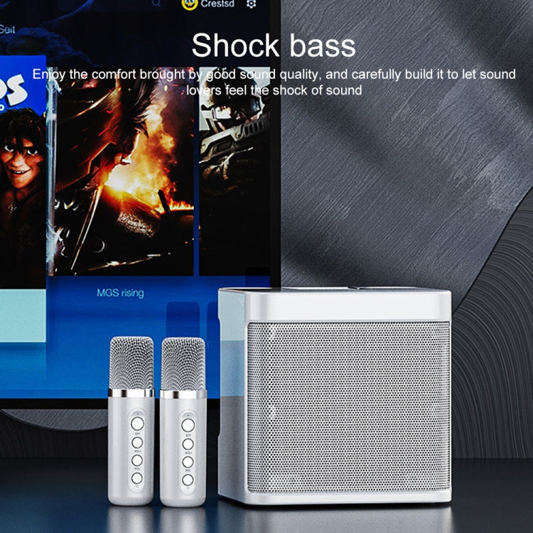 YS-203 Altavoz Karaoke Bluetooth Micrófono Inalámbrico, YS-203 (Gold), YS-203 (Black), YS-203 (Red), YS-203 (Silver)