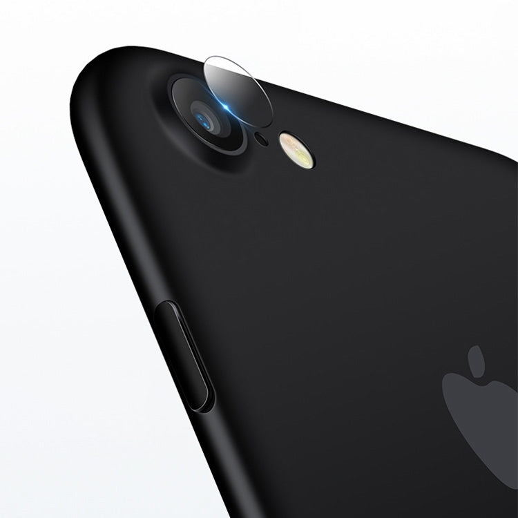 Para iPhone 7 Protector de lente de cámara trasera circular Película protectora de vidrio templado