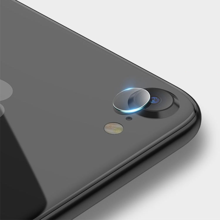 Para iPhone 7 Protector de lente de cámara trasera circular Película protectora de vidrio templado