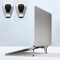 2 PCS R-JUST BJ01 Soporte plegable universal para computadora portátil con forma de escudo adhesivo, 2 PCS BJ01