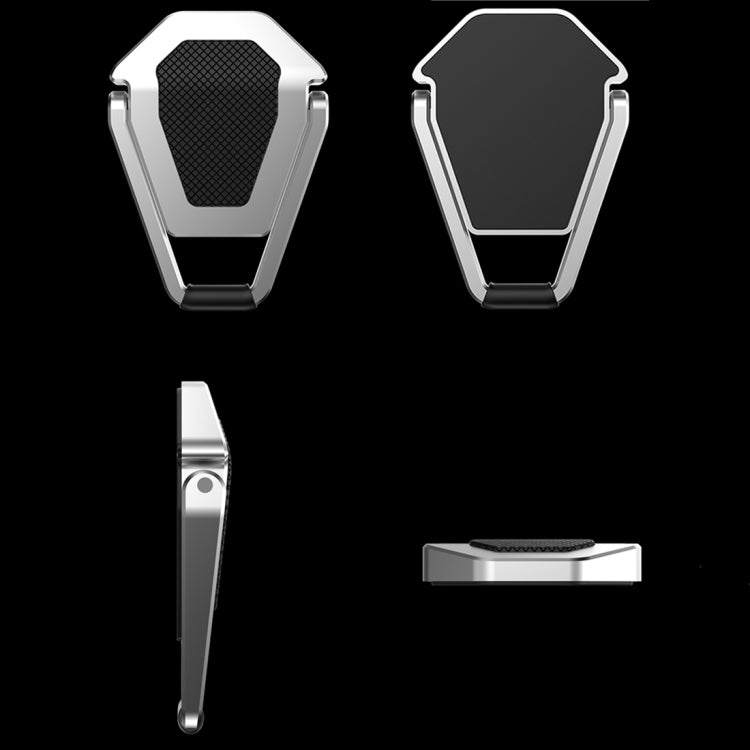 2 PCS R-JUST BJ01 Soporte plegable universal para computadora portátil con forma de escudo adhesivo, 2 PCS BJ01