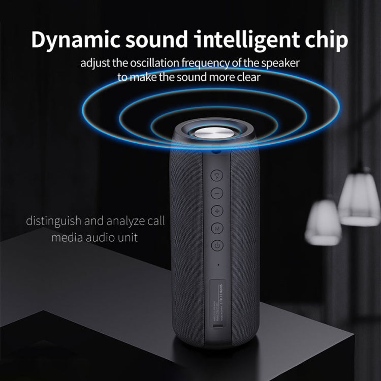 ZEALOT S51 Altavoz Bluetooth estéreo portátil con micrófono incorporado, compatible con llamadas manos libres, tarjeta TF y AUX, S51