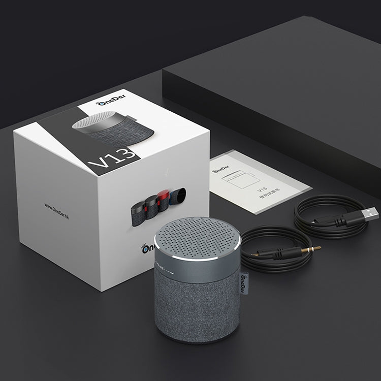 Mini altavoz inalámbrico Bluetooth Oneder V13, compatible con manos libres, TF, FM y AUX.
