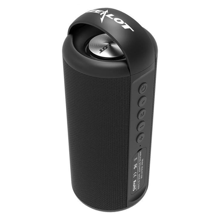 ZEALOT S36 Altavoz Bluetooth inalámbrico portátil de graves pesados con micrófono incorporado, compatible con llamadas manos libres, tarjeta TF y AUX