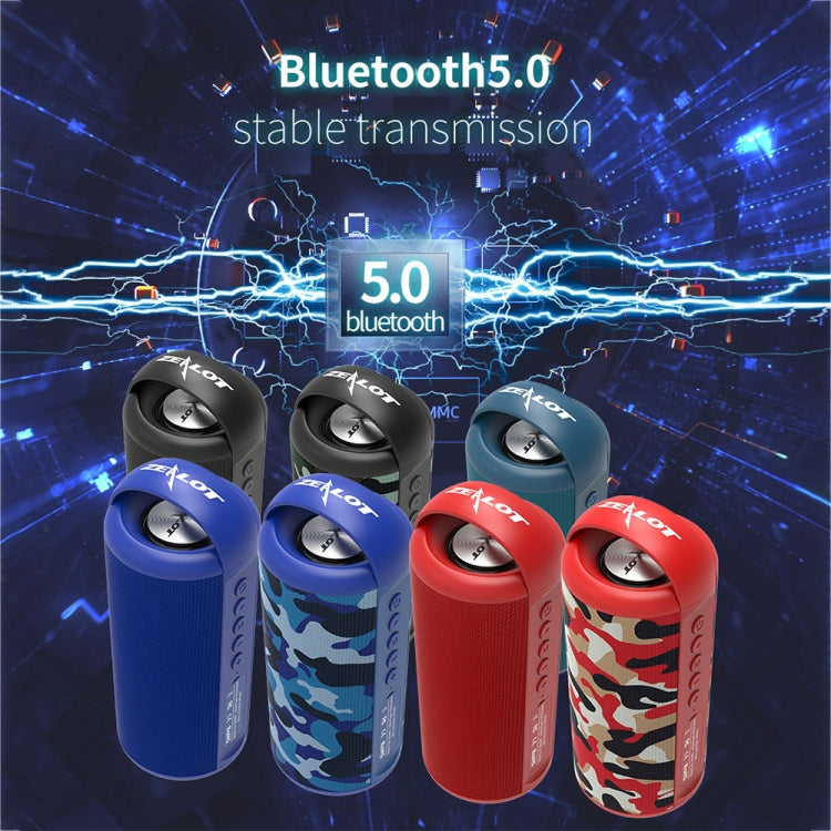 ZEALOT S36 Altavoz Bluetooth inalámbrico portátil de graves pesados con micrófono incorporado, compatible con llamadas manos libres, tarjeta TF y AUX