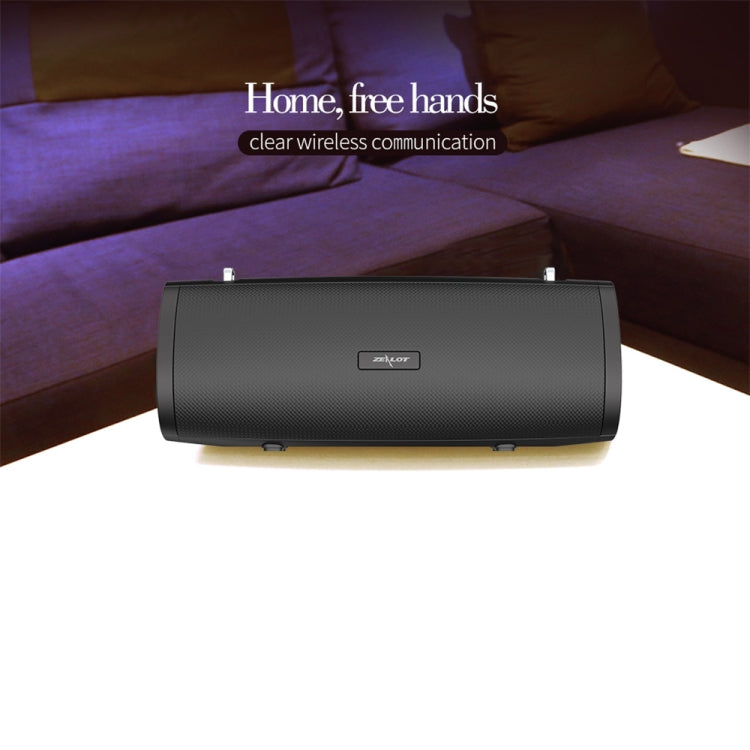 ZEALOT S38 Altavoz Bluetooth inalámbrico con subwoofer portátil con micrófono incorporado, compatible con llamadas manos libres, tarjeta TF y AUX