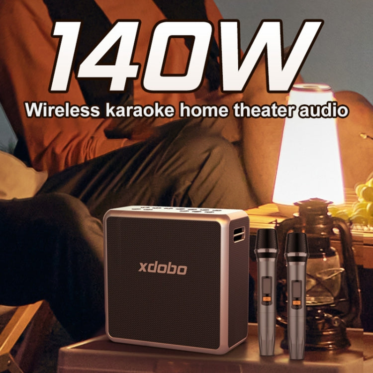 XDOBO King Max 140W IPX5 Altavoz inalámbrico Bluetooth Karaoke portátil a prueba de agua, King Max