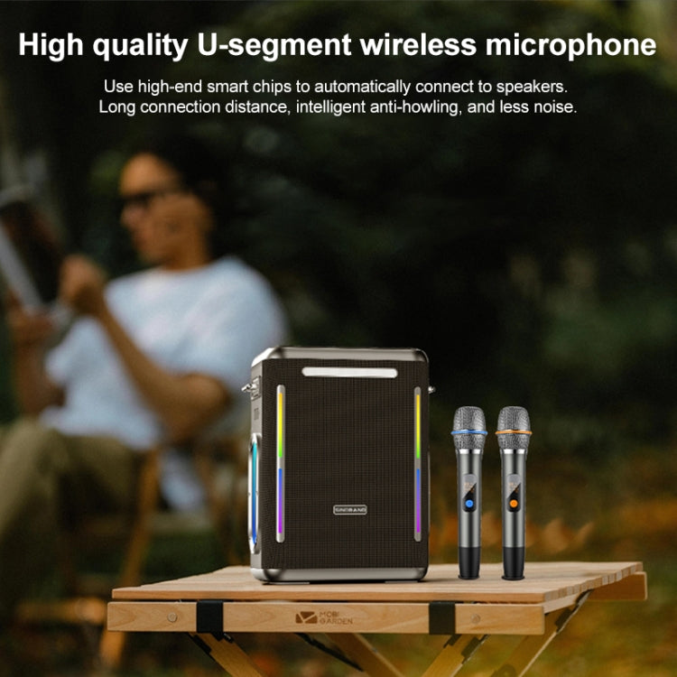 XDOBO SINOBAND Party 1981 300W Altavoz Bluetooth TWS portátil para exteriores con luz LED colorida, SINOBAND Party 1981