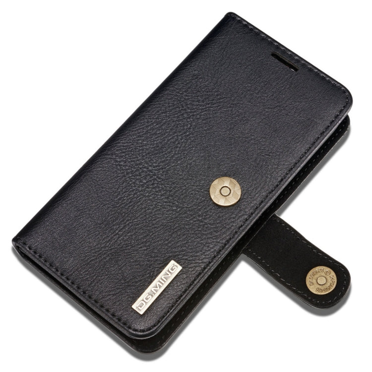 DG.MING para iPhone 8 y 7 Crazy Horse Texture Funda protectora magnética desmontable con tapa horizontal con soporte, ranuras para tarjetas y billetera, iPhone 8 & 7