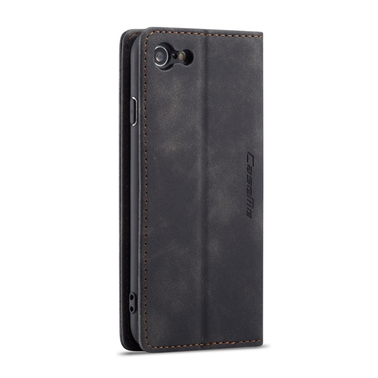 CaseMe-013 Funda de cuero con tapa horizontal esmerilada retro multifuncional para iPhone 7/8, con ranura para tarjeta, soporte y billetera, For iPhone 7 / 8