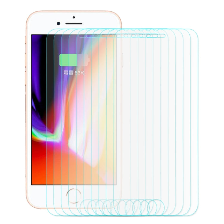 10 PCS ENKAY para iPhone 8 y 7 0.26mm 9H Dureza 2.5D Película de pantalla de vidrio templado curvado, For 8 & 7(10pcs)