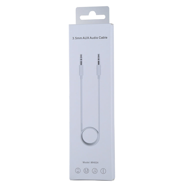 MH024 Cable de Audio auxiliar estéreo con Control de Cable Jack de 1m y 3,5mm para ordenador, reproductor de CD, MP3, coche, auriculares, teléfonos, tabletas y altavoces