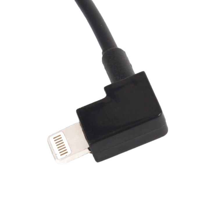 Cable conector de datos de ángulo recto USB de 30 cm a 8 pines para DJI SPARK / MAVIC PRO / Phantom 3 y 4 / Inspire 1 y 2, USB to 8 Pin
