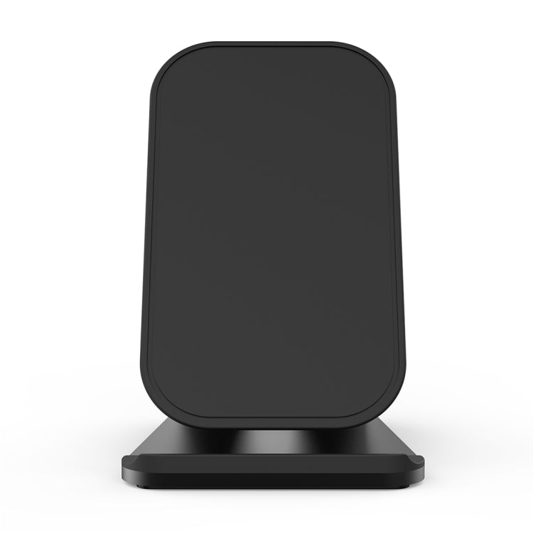 HAMTOD M5 15W Diseño inteligente de doble bobina Qi Soporte estándar Cargador inalámbrico con luz indicadora, compatible con carga rápida, M5 Black, M5 Silver