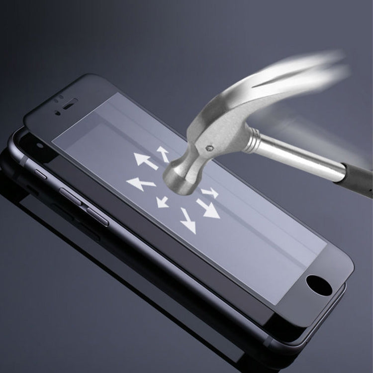 Película de vidrio templado de borde redondo 3D mocolo de 0,33 mm 9H para iPhone SE 2020/8/7, iPhone SE 2020 / 8 / 7