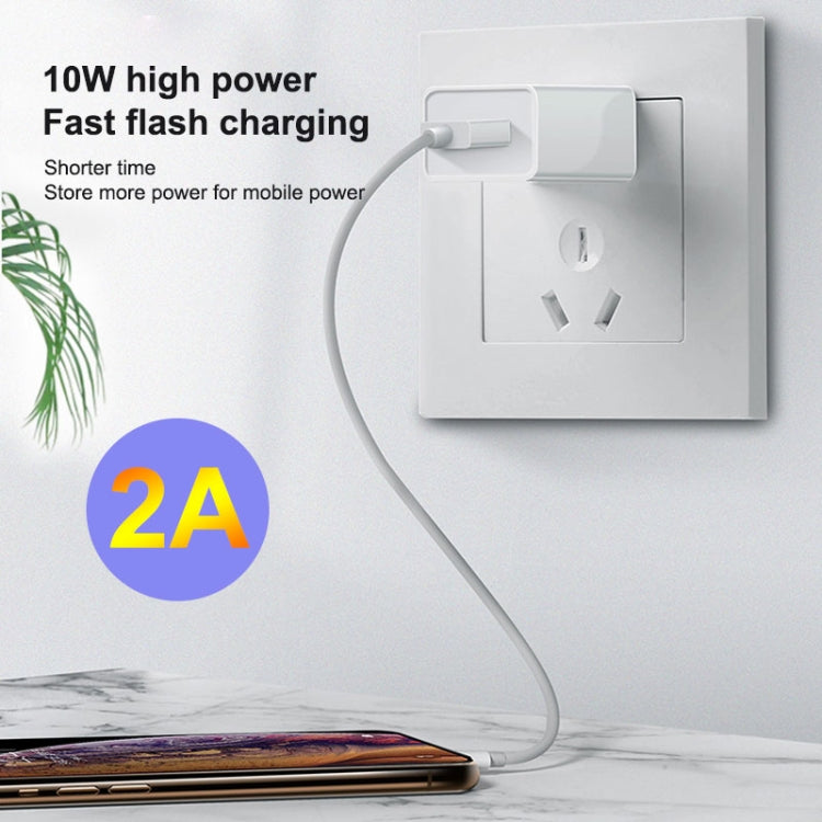 WK WP-U118 Adaptador de corriente para cargador de viaje con puerto USB único de 10 W, enchufe de EE. UU., WP-U118 US Plug