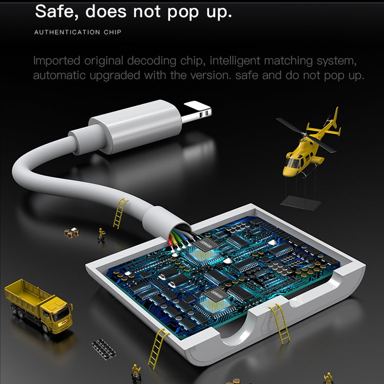 JOYROOM S-Y104 Adaptador Lightning doble Apple serie Ben, longitud: 1,2 m