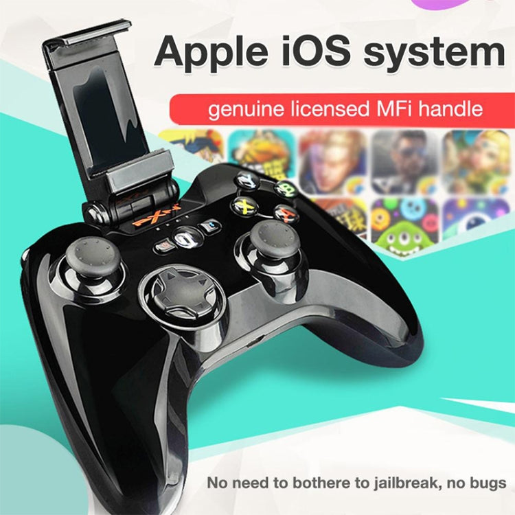 PXN PXN-6603 MFI Controlador inalámbrico de mango de juego Bluetooth para teléfono móvil, compatible con sistema iOS