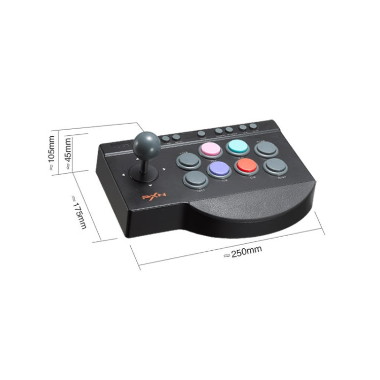 PXN PXN-0082 Gladiator Street Machine Controlador basculante con mango de juego para Nintendo Switch / PC / Sistema Android / PS3 / PS4 / XboxOne, PXN-0082