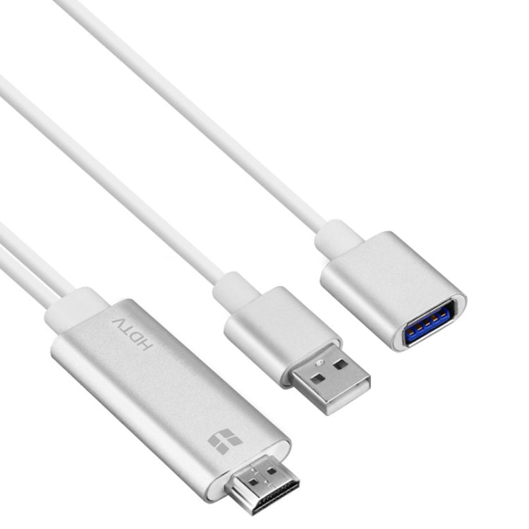 Onten 7562 USB hembra a HDMI Cable adaptador de teléfono a HDTV para iPhone / Android